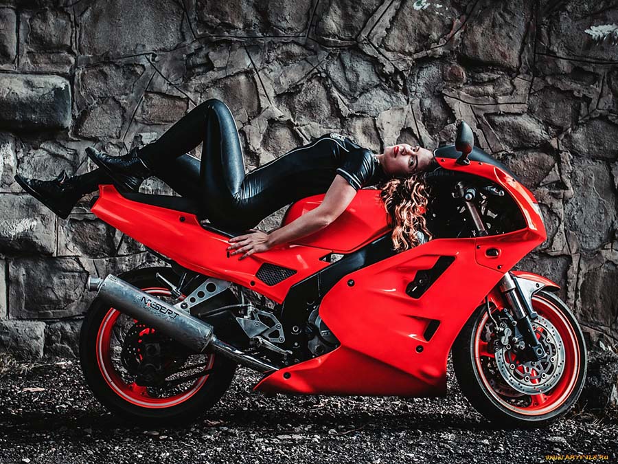 Beautiful girl Beautiful girls and motorcycles in Calgary