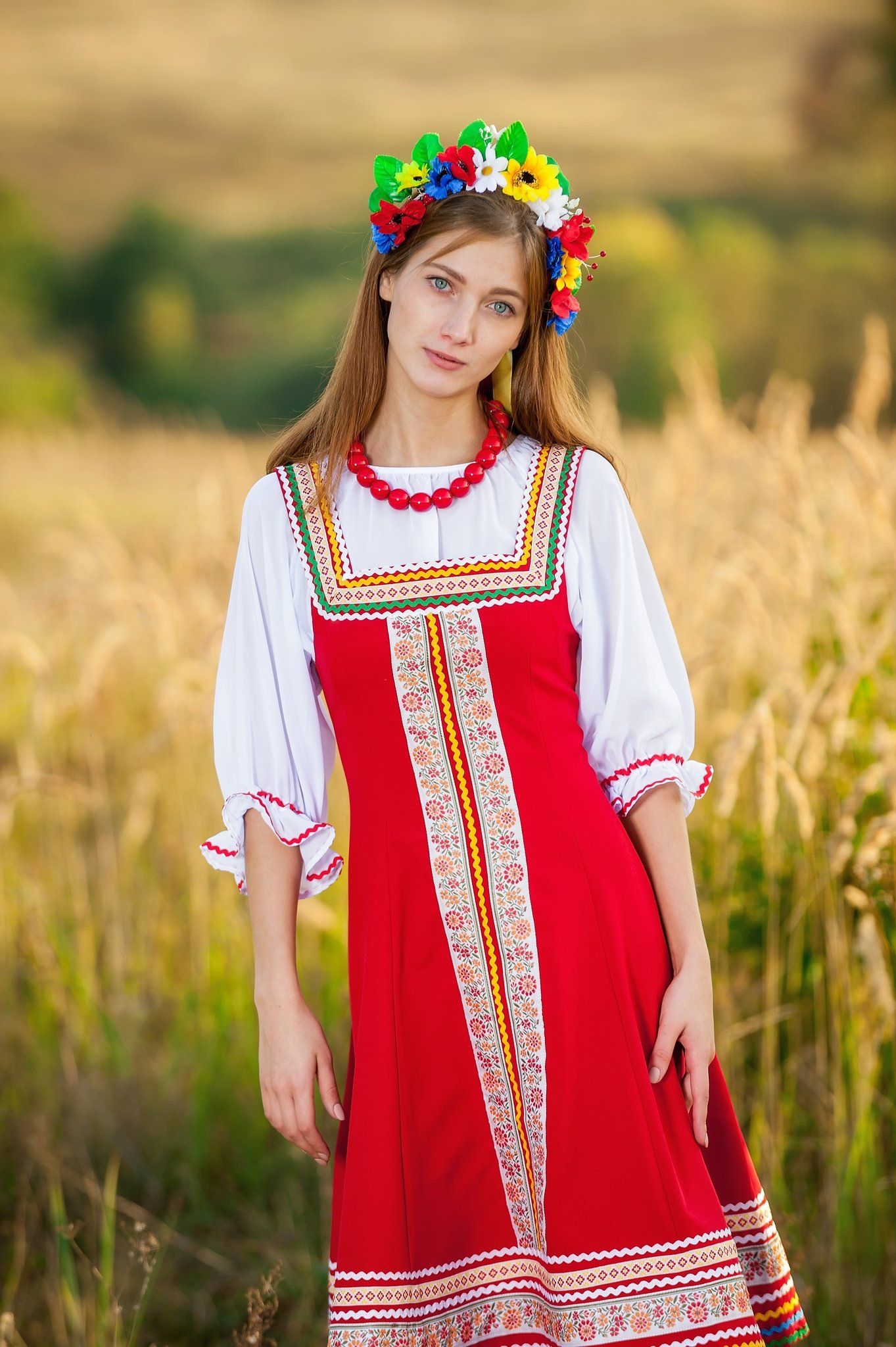 Women in Slavic costumes in Calgary — step in, relax, and chat live